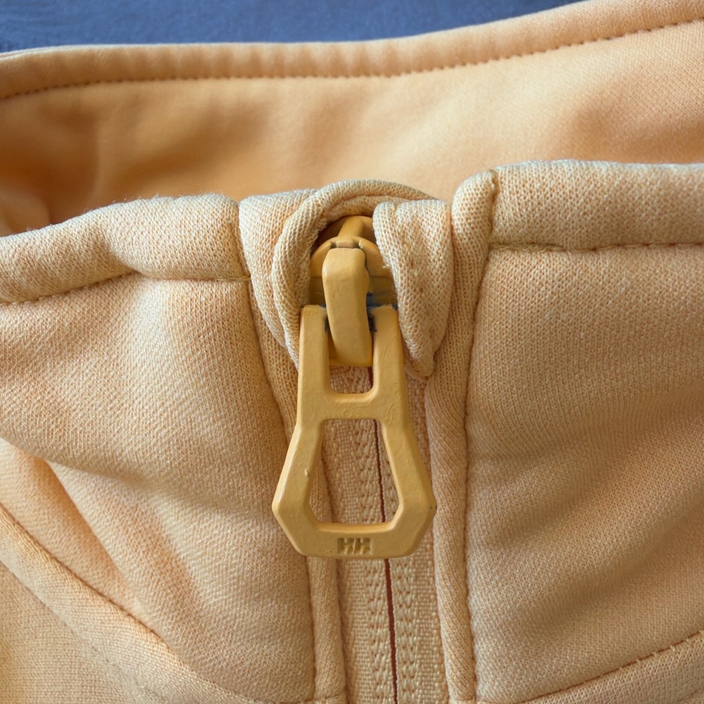 Helly Hansen Women’s Full Zip Fleece Jacket Yellow Peach Softshell - M - Picture 3 of 10